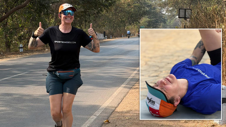 I couldn’t even run 5km – then I did 100 marathons in 100 days across India
