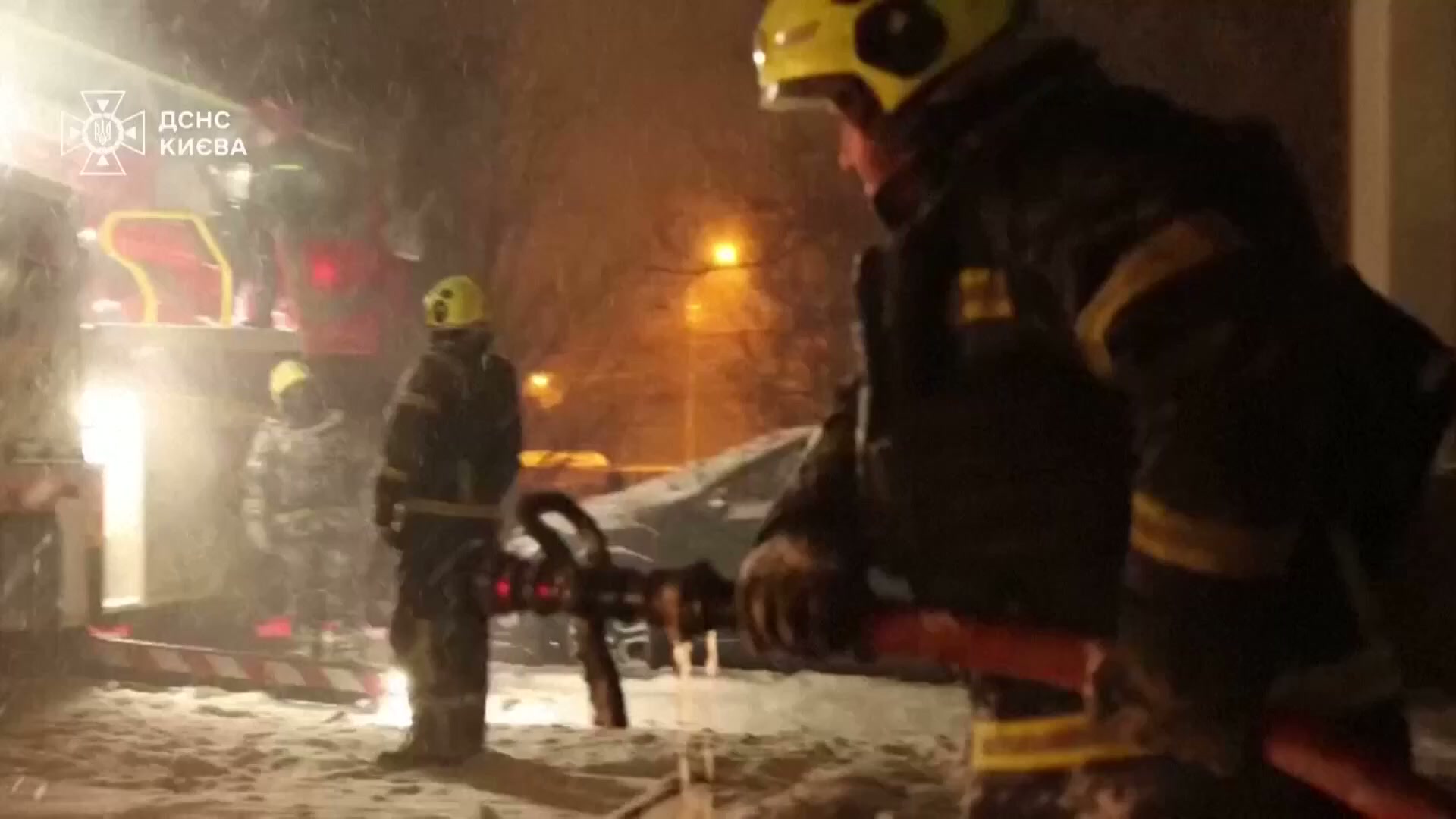 Russian drones strike Kyiv as capital battles power cuts and cold