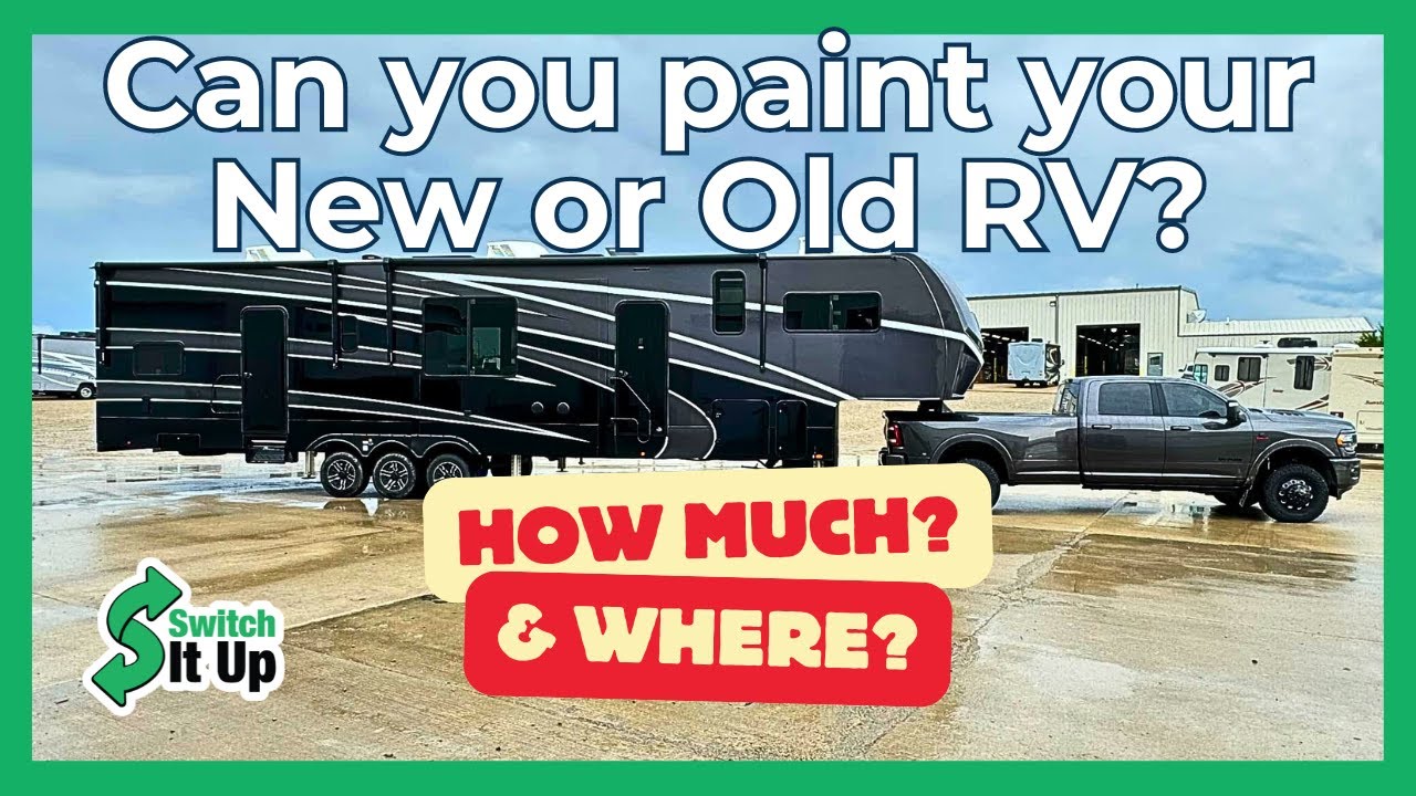 Can you paint your new or older RV? Here’s where to go