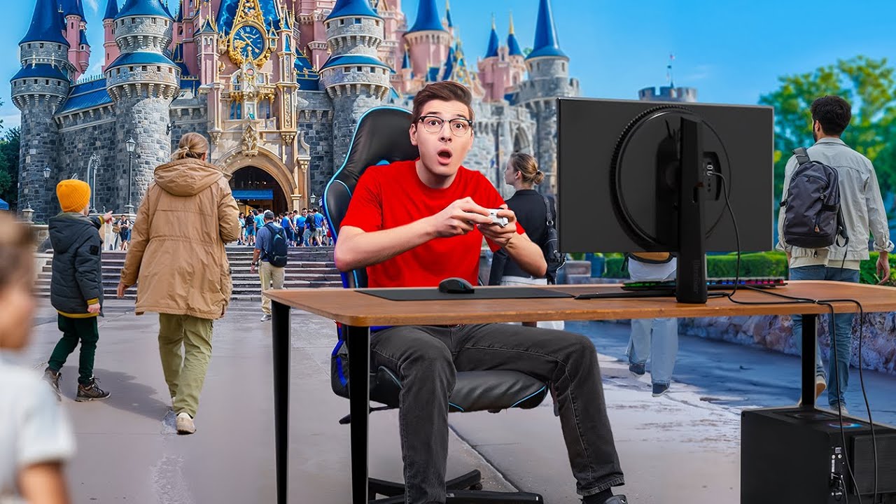 Sneaking Fortnite into Disney World