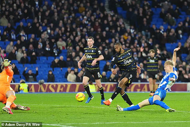 Beto's late goal at the Amex secured a 1-1 draw for Everton and cost Brighton two points