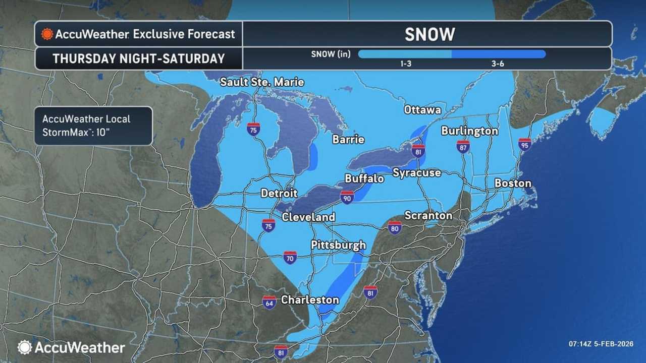 Here's how much snowfall to expect from new winter system as cold front ...