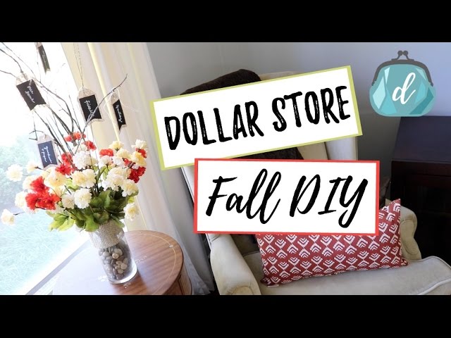 Fall decor | Dollar Tree DIY & gratitude tree