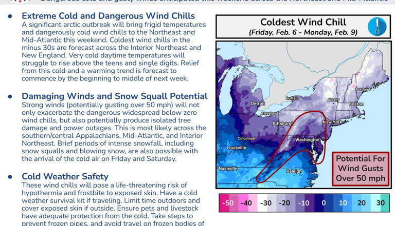 Here's how much snowfall to expect from new winter system as cold front ...