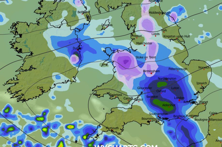 All the Midlands towns set to be blanketed by 1cm of snow in February