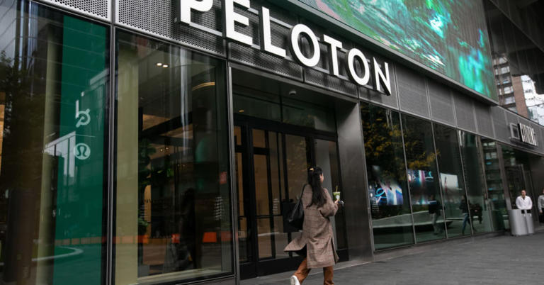 Peloton shares plunge 26% on weak holiday quarter, sluggish demand for ...