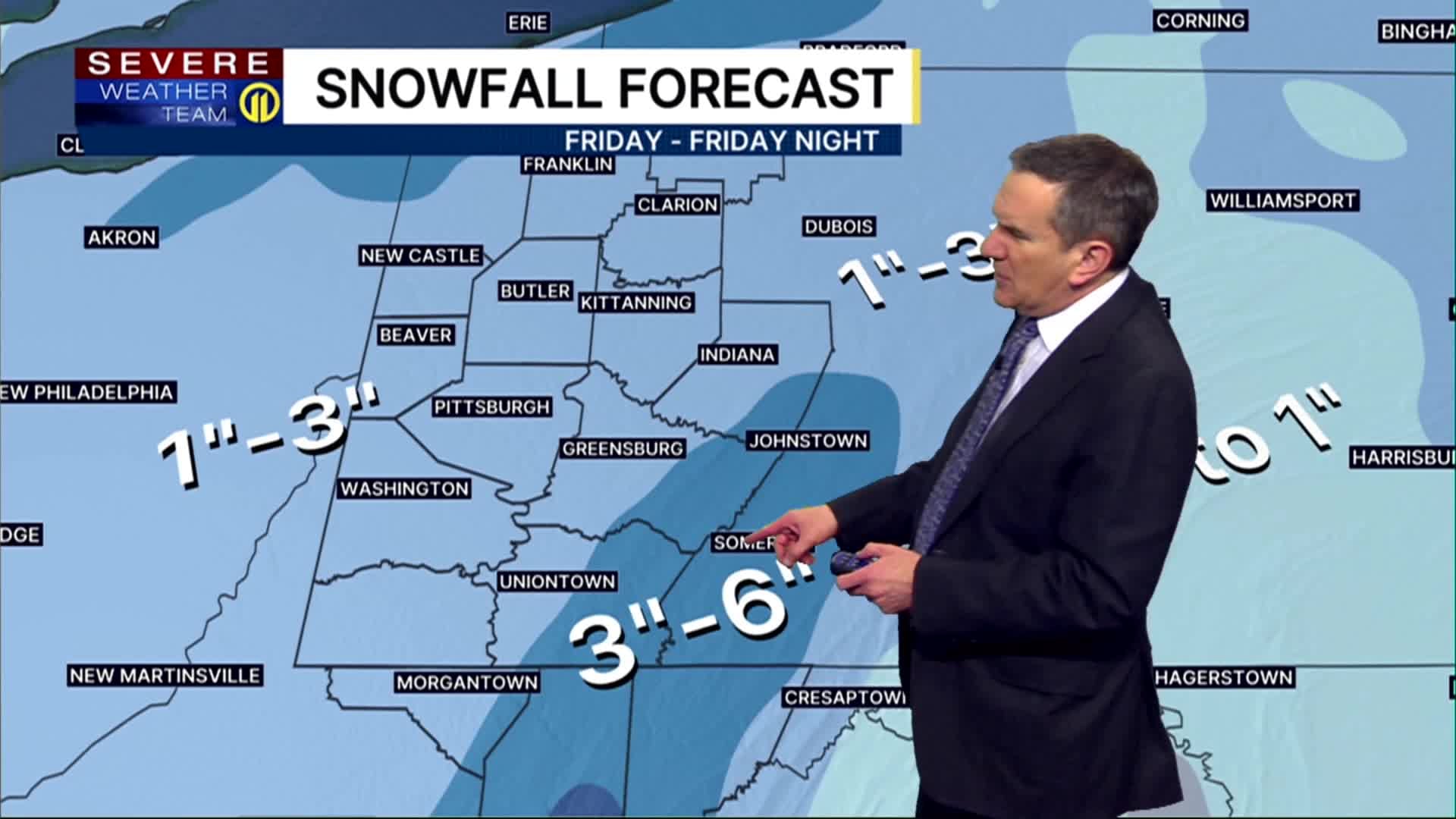Cold again Thursday with temps in the 20s; snow moves in Friday