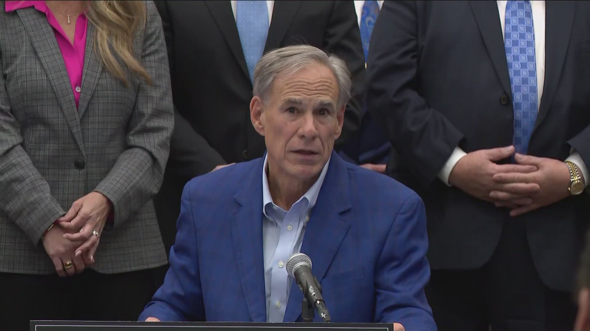 Texas Gov. Greg Abbott comments on TEA's response to student-led walkouts