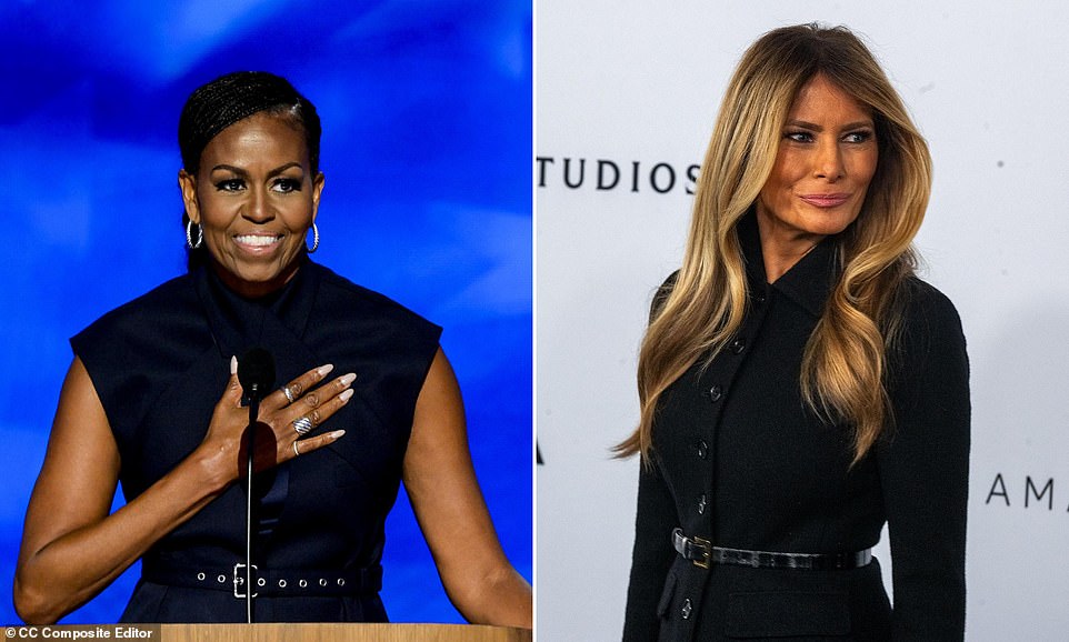 Michelle Obama and Melania Trump in online popularity war over films