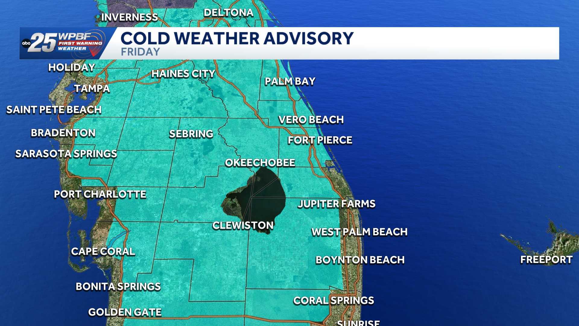 Cold weather advisory in effect for Friday morning as wind chills drop ...