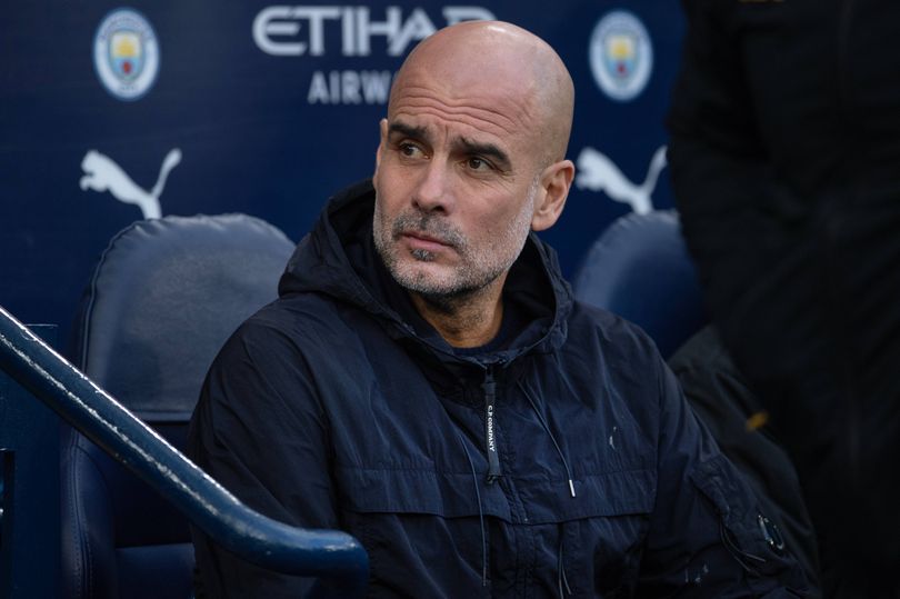 Manchester City manager Pep Guardiola during the Premier League match between Manchester City and Wolverhampton Wanderers.