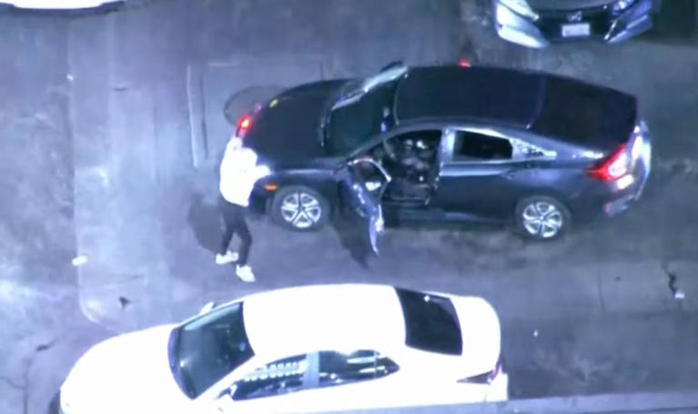 DUI suspect dances for cops after wild police chase through streets of LA