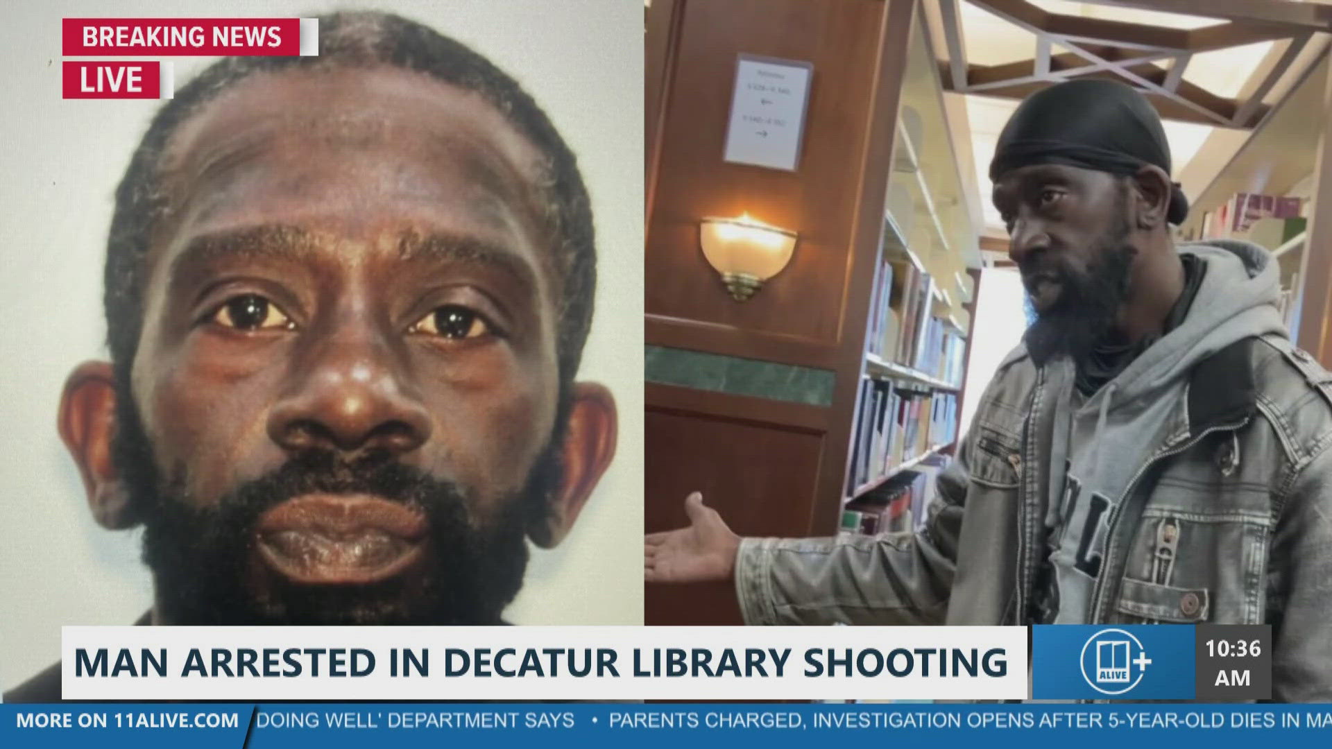 Man arrested in Decatur library shooting