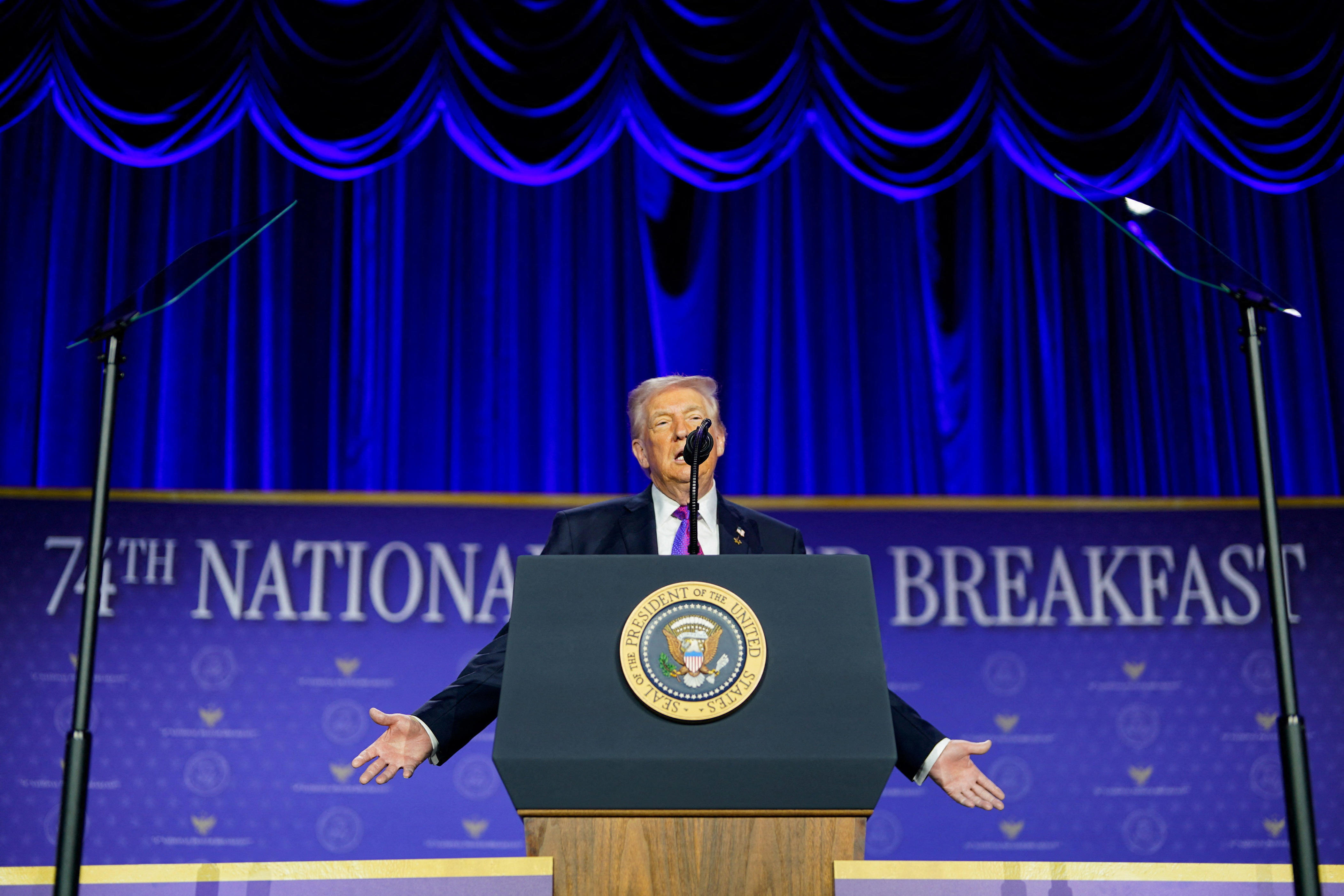 Trump announces event to 'rededicate America as one nation under God'