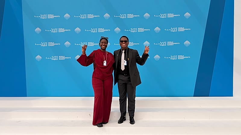 Happy Niyorurema and Mame Niang from Texas Christian University have developed a system that delivers educational content via ordinary phone calls