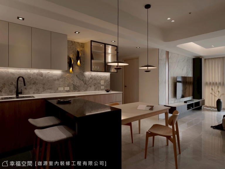 隱市沐境 現代輕奢的慢生活實踐│混搭風│34坪