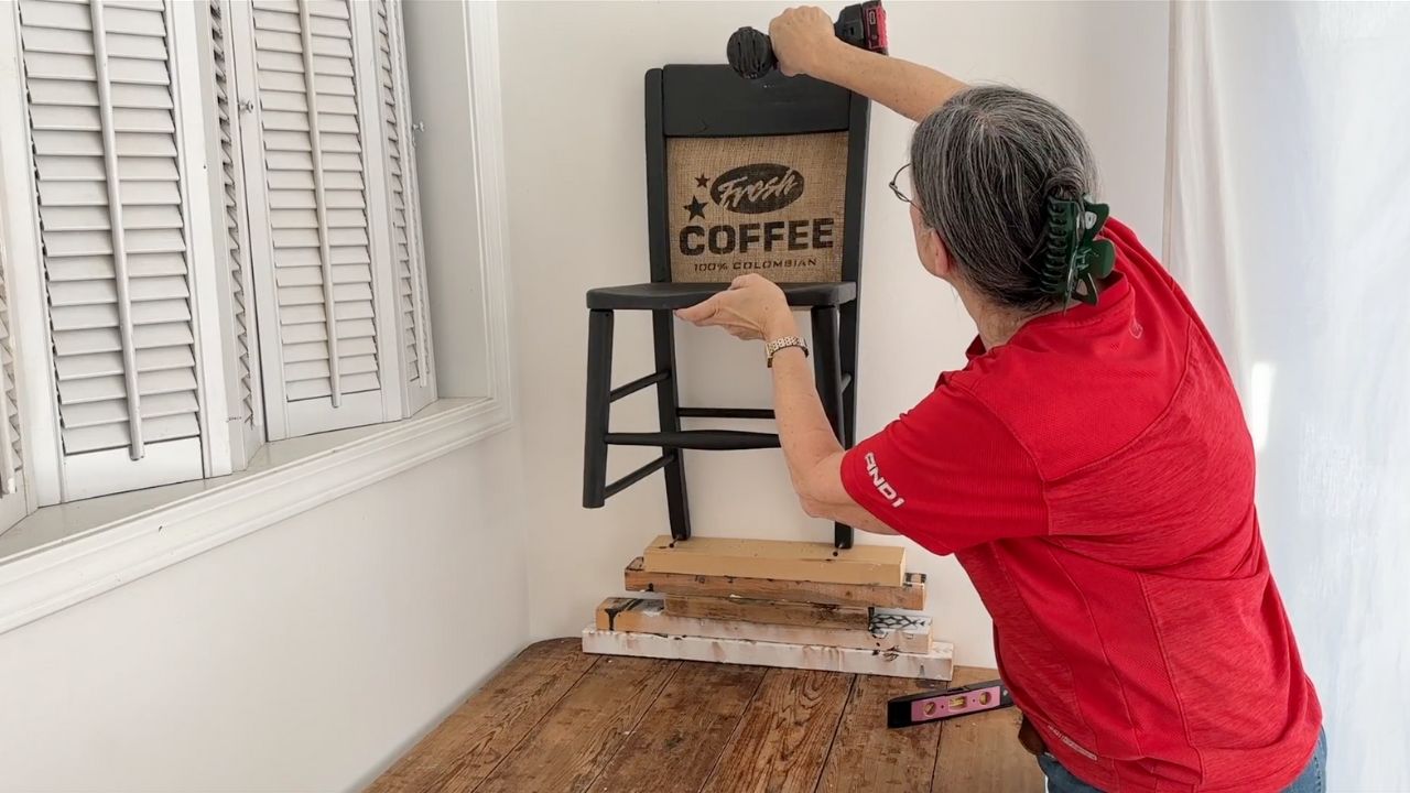 Stick a chair on your wall - this is brilliant!