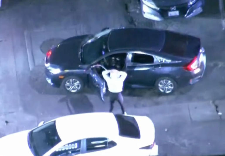 DUI suspect dances for cops after wild police chase through streets of LA