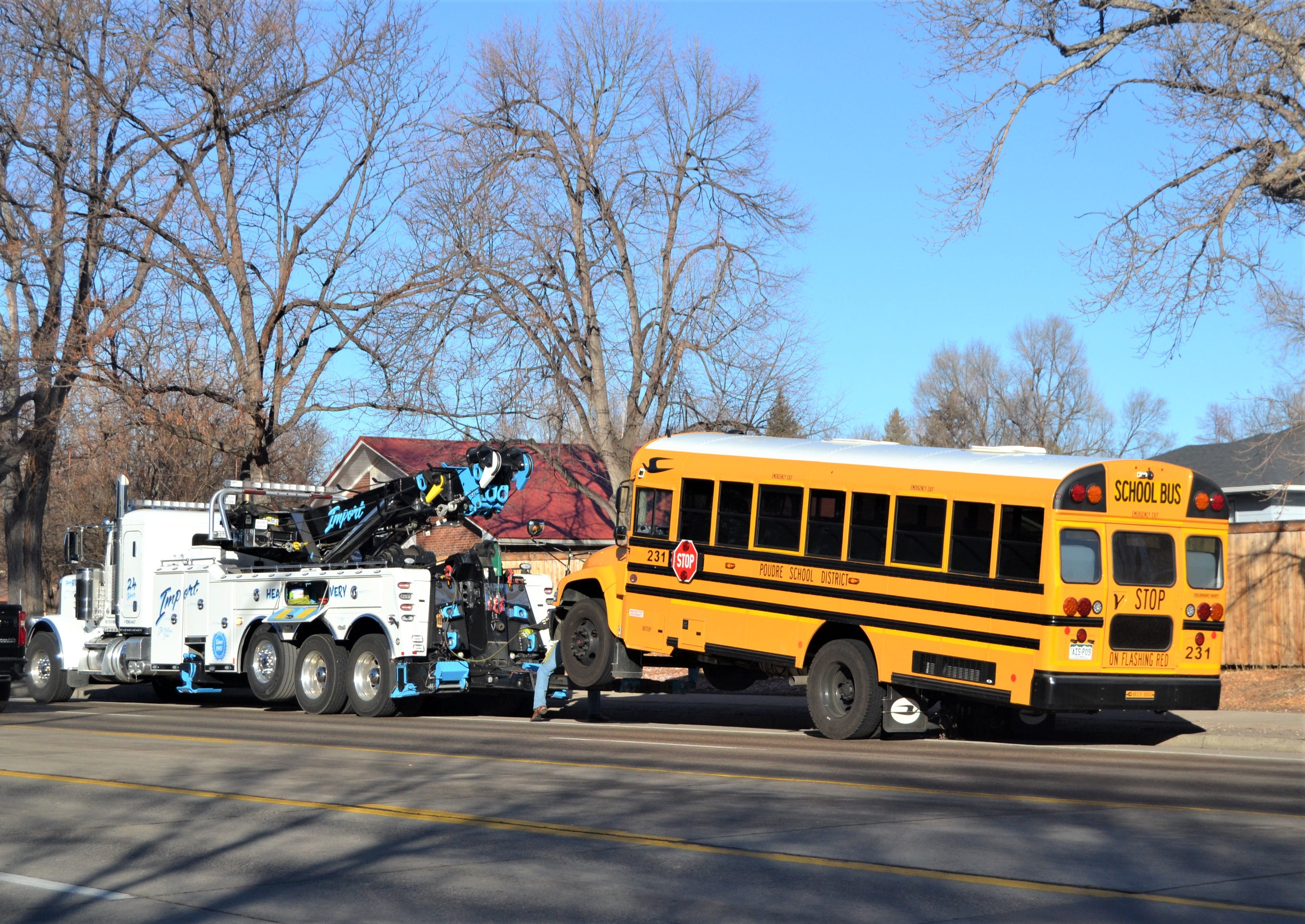 Poudre School District bus involved in minor crash with no injuries