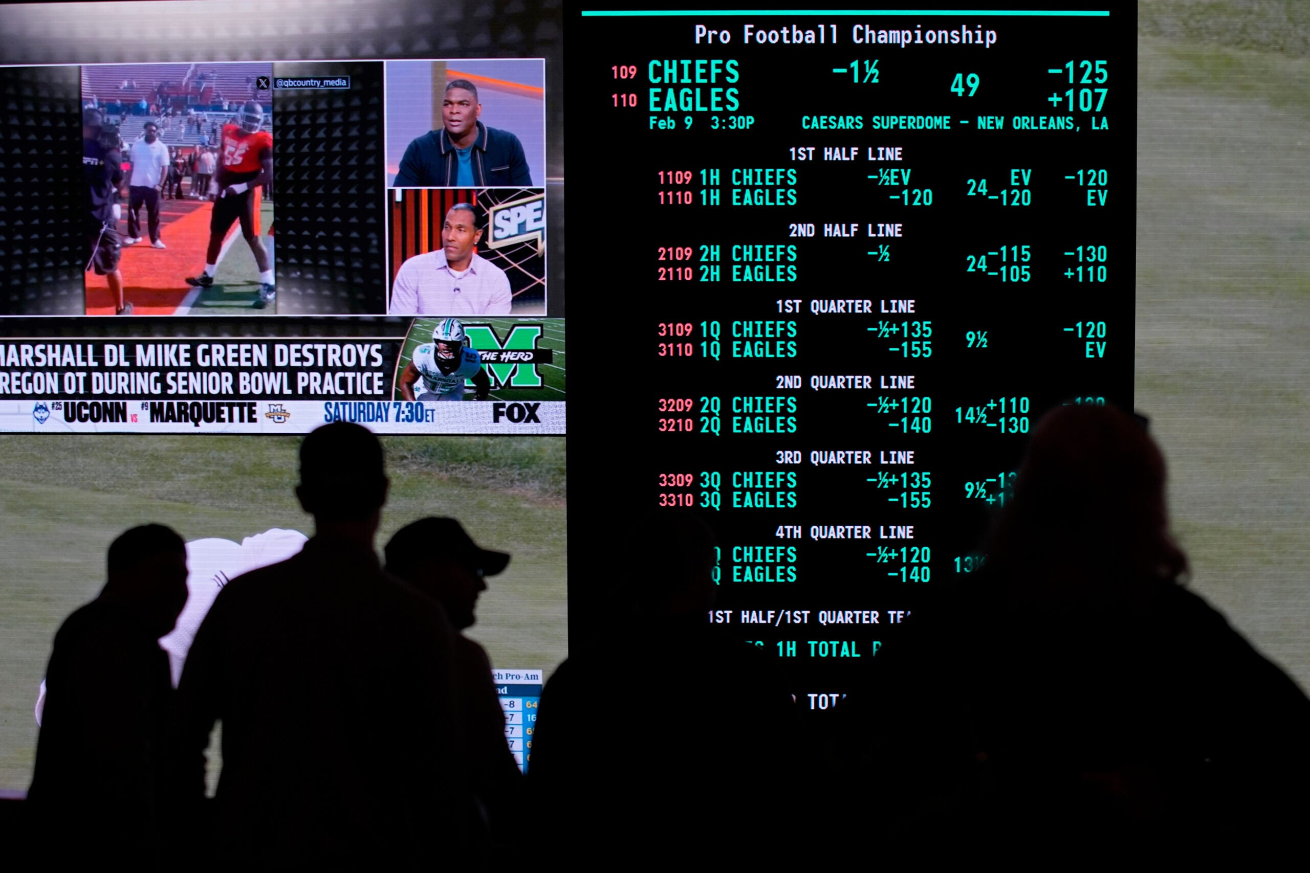 Super Bowl betting expected to surge as experts warn of problem gambling