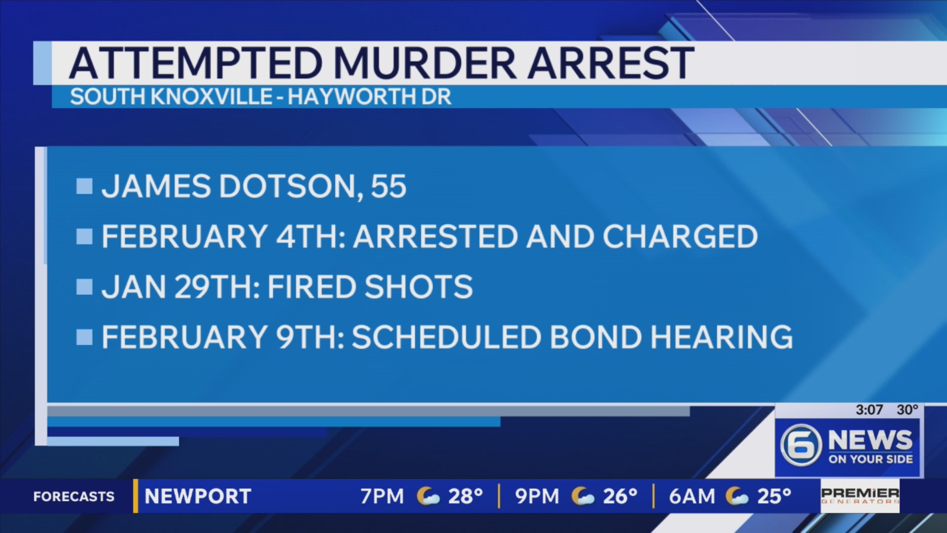 Knoxville man charged with attempted murder after January shooting