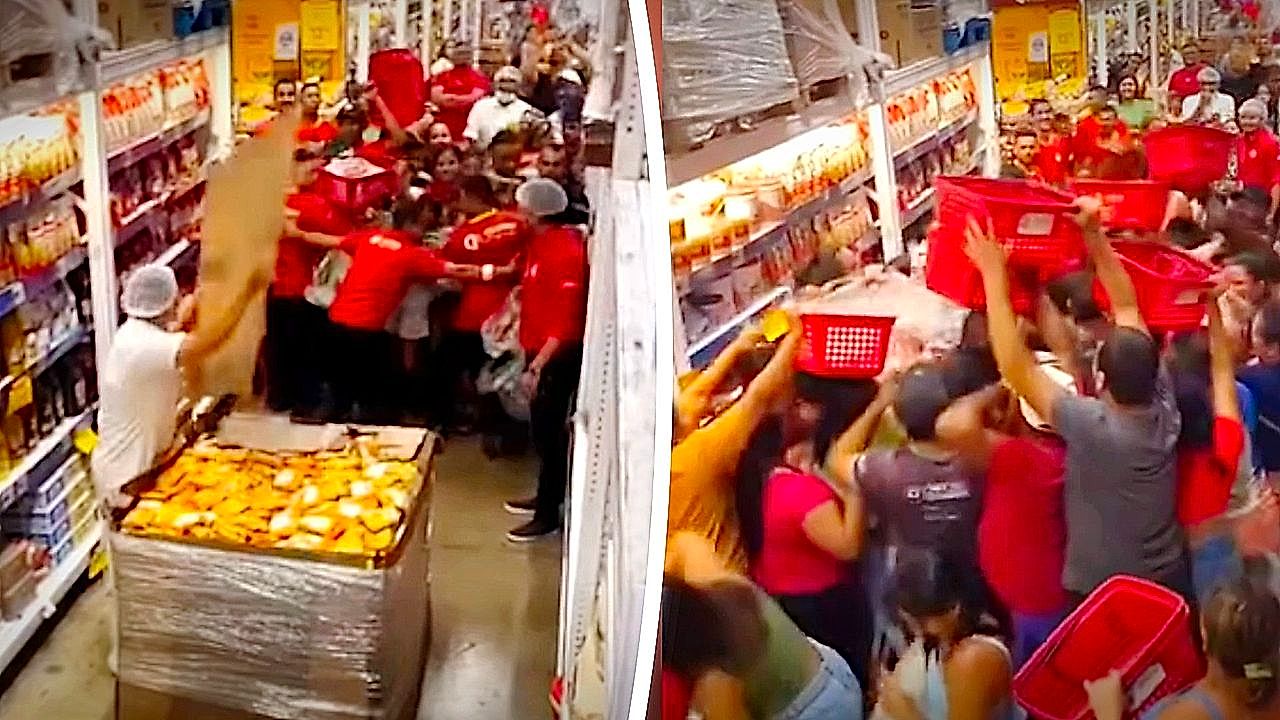 A bargain bin of noodles turns into fullblown chaos(00)