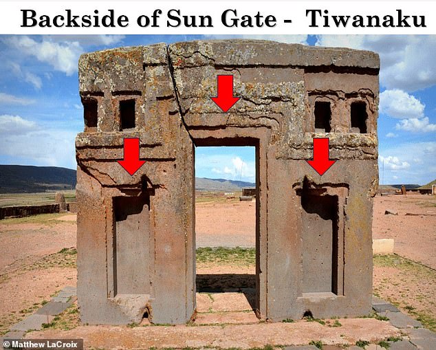 He also suggested that the lost civilization's messages were to tell humanity about the universe. The left symbolized the underworld, the center for reality andthe right signified the spiritual world
