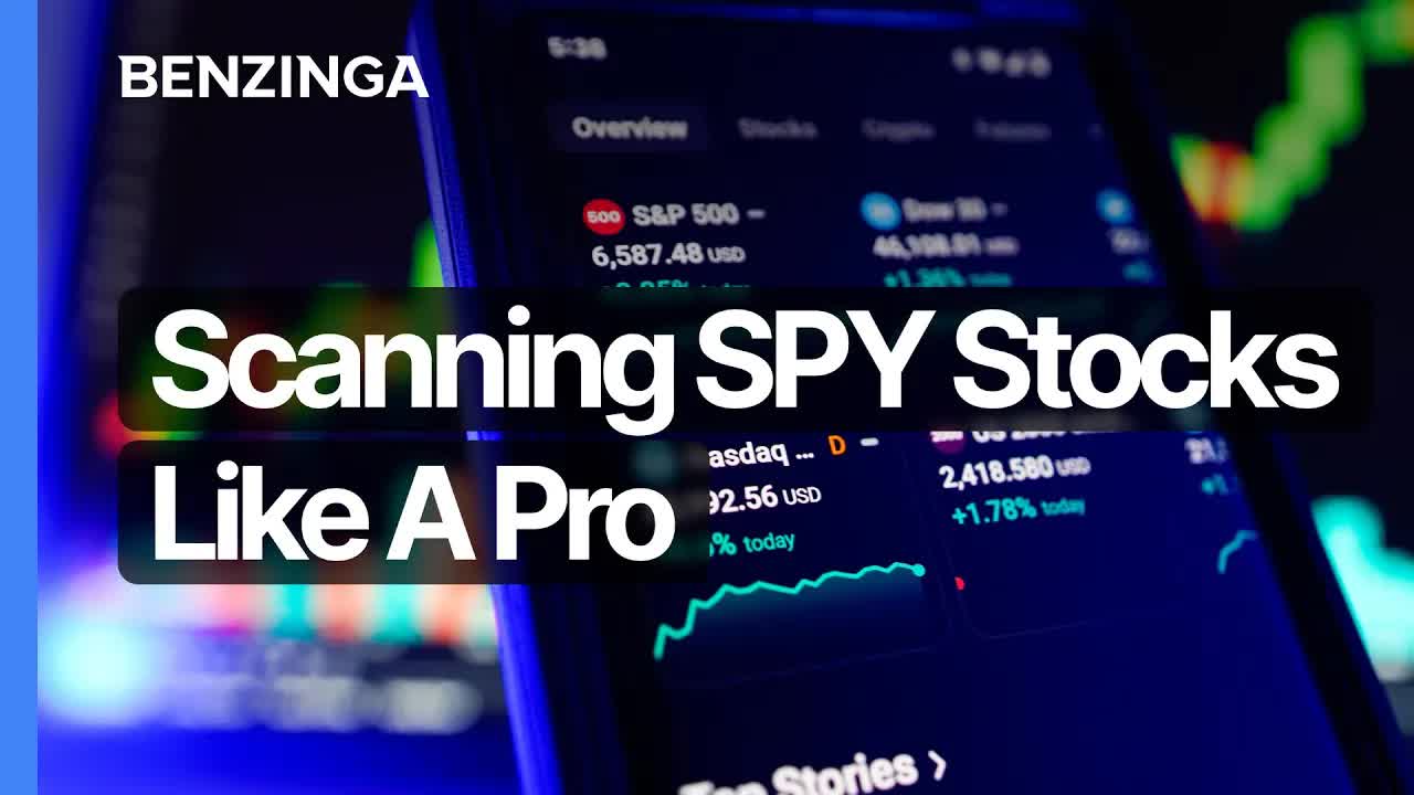 How to easily scan S&P 500 stocks in Benzinga Pro
