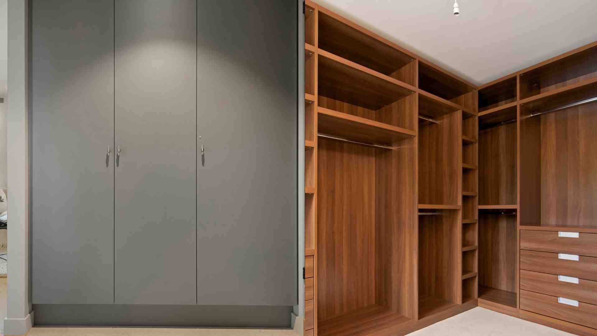 Mẫu thiết kế tủ quần áo âm tường đẹp, hiện đại