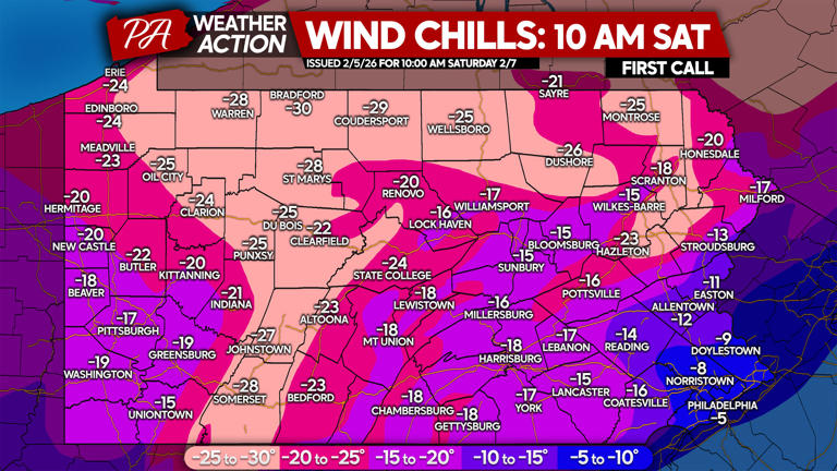 Final forecast: Accumulating snow then dangerous wind chills this ...