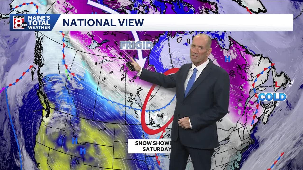 Some sun, some snow, and more arctic air on the way