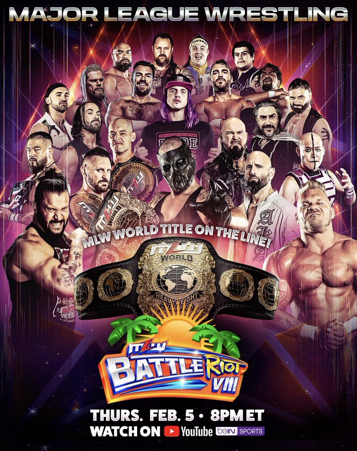 Watch MLW Battle Riot VIII: Matt Riddle, Killer Kross, Good Brothers ...