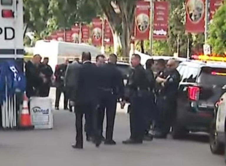 Police shoot gun-wielding suspect in Exposition Park