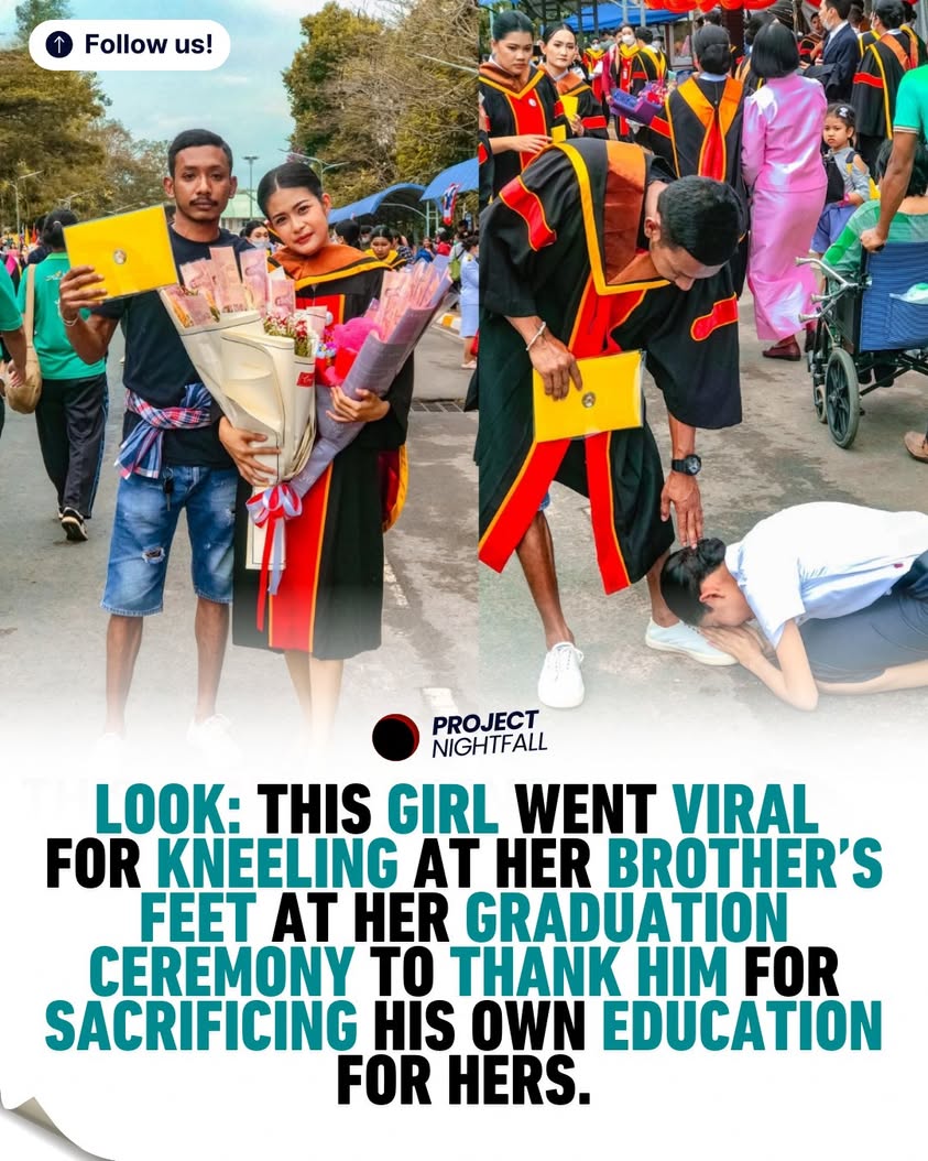 Her graduation was never just hers. Years ago, her brother stepped away ...
