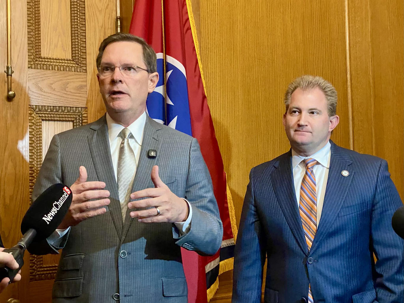 GOP leaders threaten NES takeover, call storm response 'total disaster'