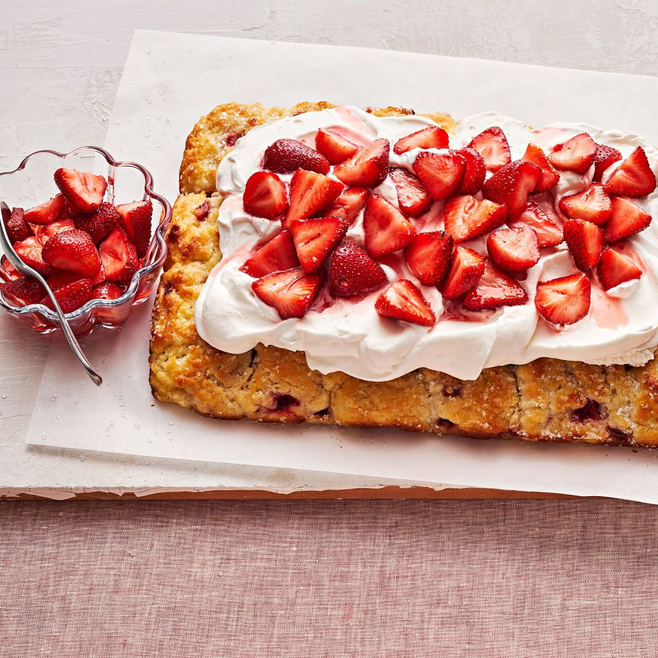 Strawberry Shortcake Sheet Cake