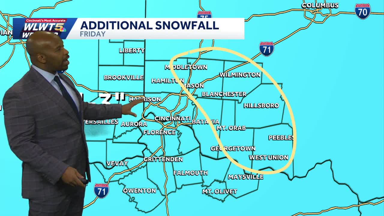Another chance for snow expected Friday