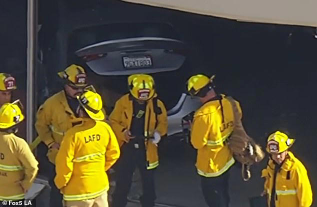 Chaos as 3 killed and 7 injured after car crashes into busy Los Angeles ...