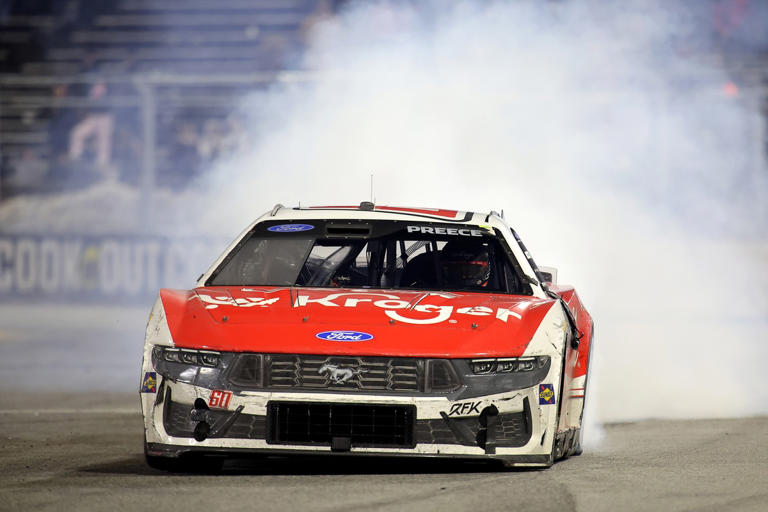 Tearful Ryan Preece wins mad wet/dry NASCAR Clash at Bowman Gray