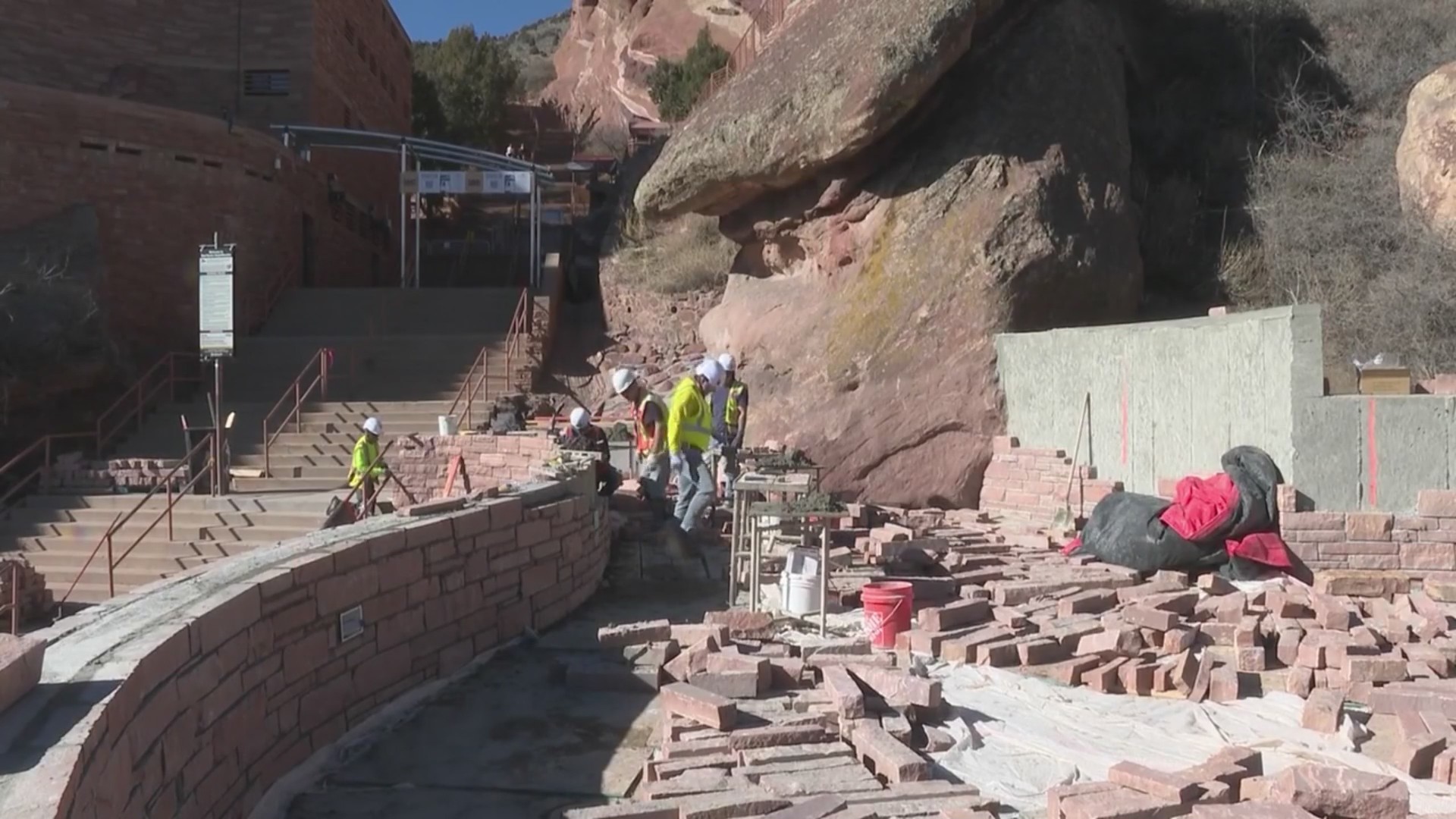 Red Rocks undergoing major construction changes