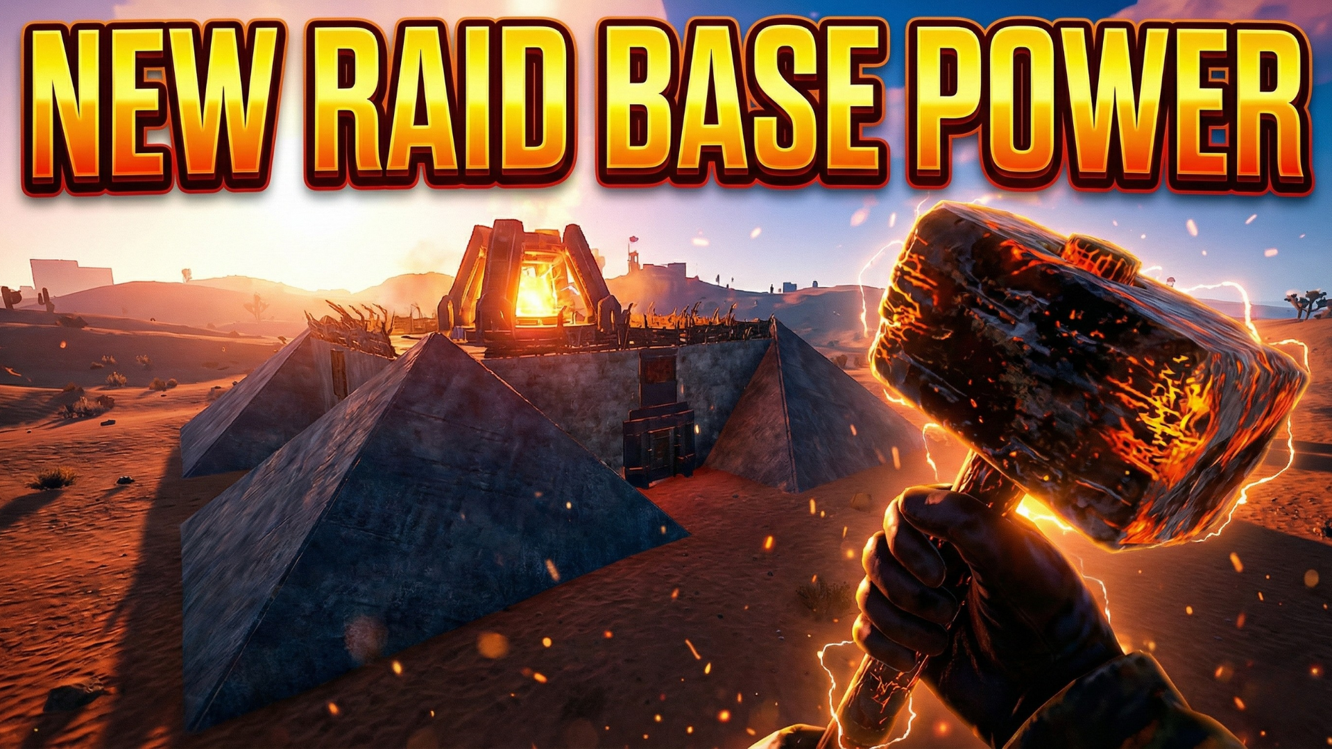 Crushing a pancake bunker with my latest raid base