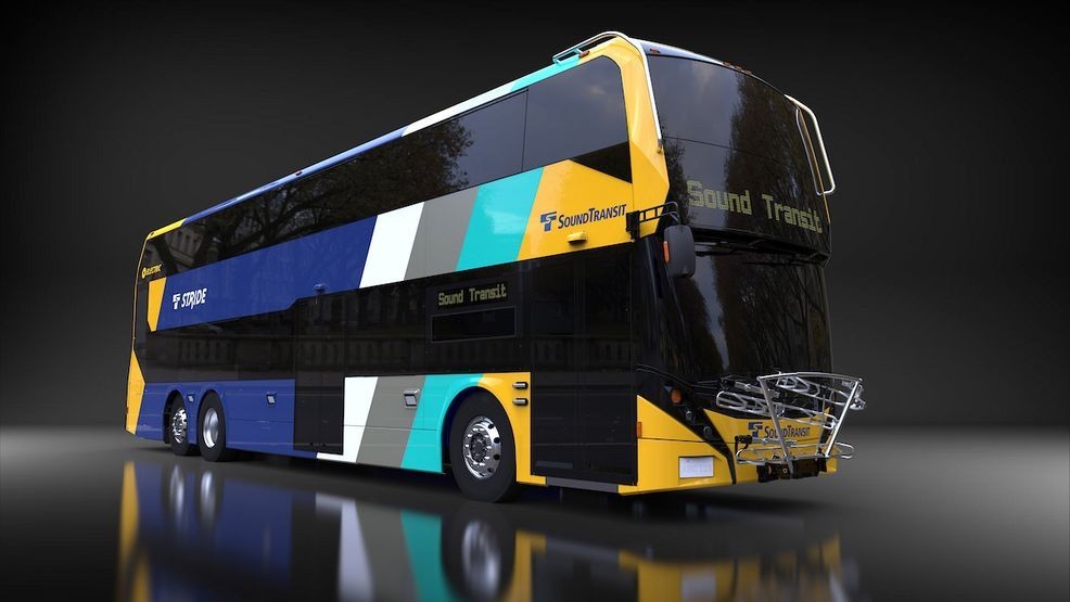 Sound Transit reveals electric double-decker bus plans, breaks ground ...