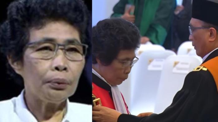 DILANTIK - (Kiri ke kanan) Albertina Ho saat wawancara bersama Kompas TV, beberapa waktu lalu Ketua Mahkamah Agung RI, Sunarto, melantik Albertina Ho sebagai Ketua Pengadilan Tinggi (KPT) Kalimantan Timur, Selasa (3/2/2026) (Kompas TV/Mahkamah Agung (MA) RI)