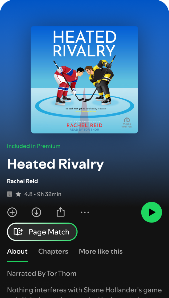 Spotify page match feature