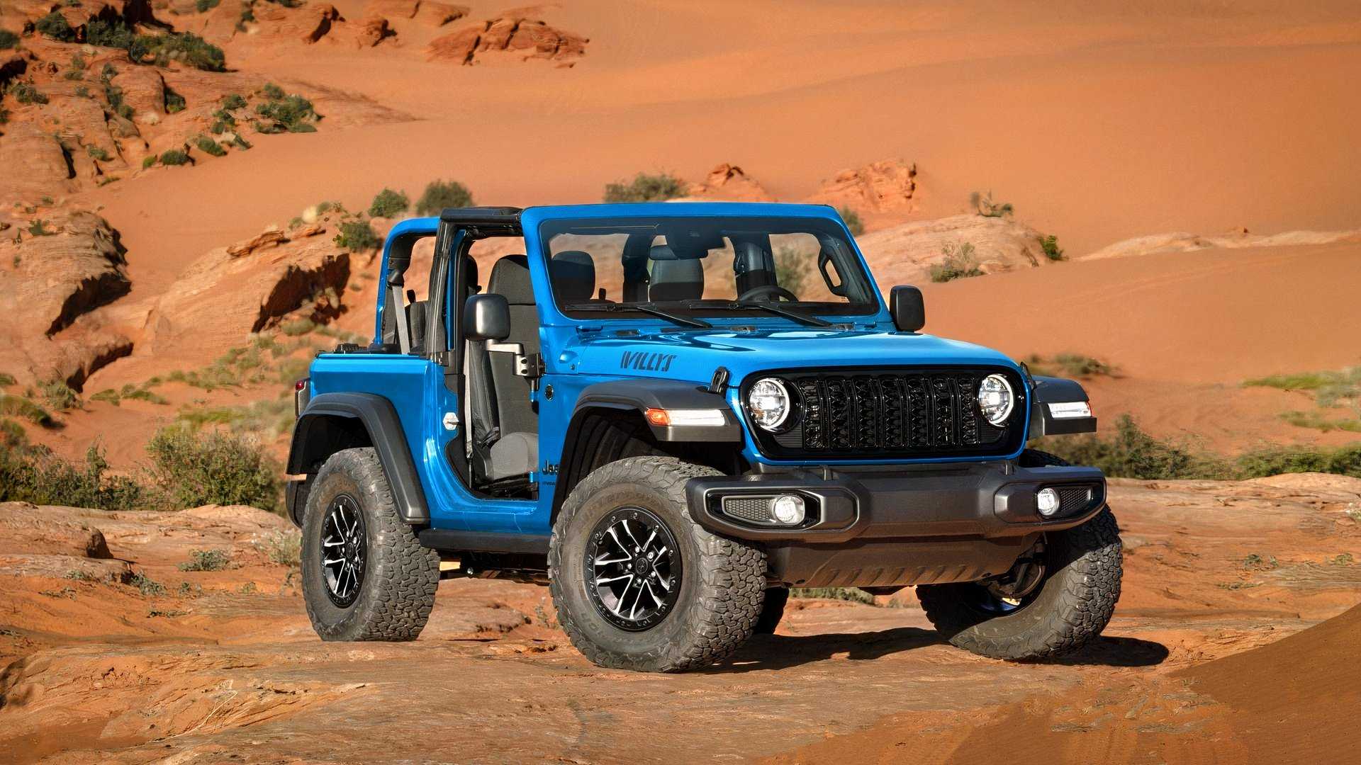2026 Jeep Wrangler Willys front 3/4 view