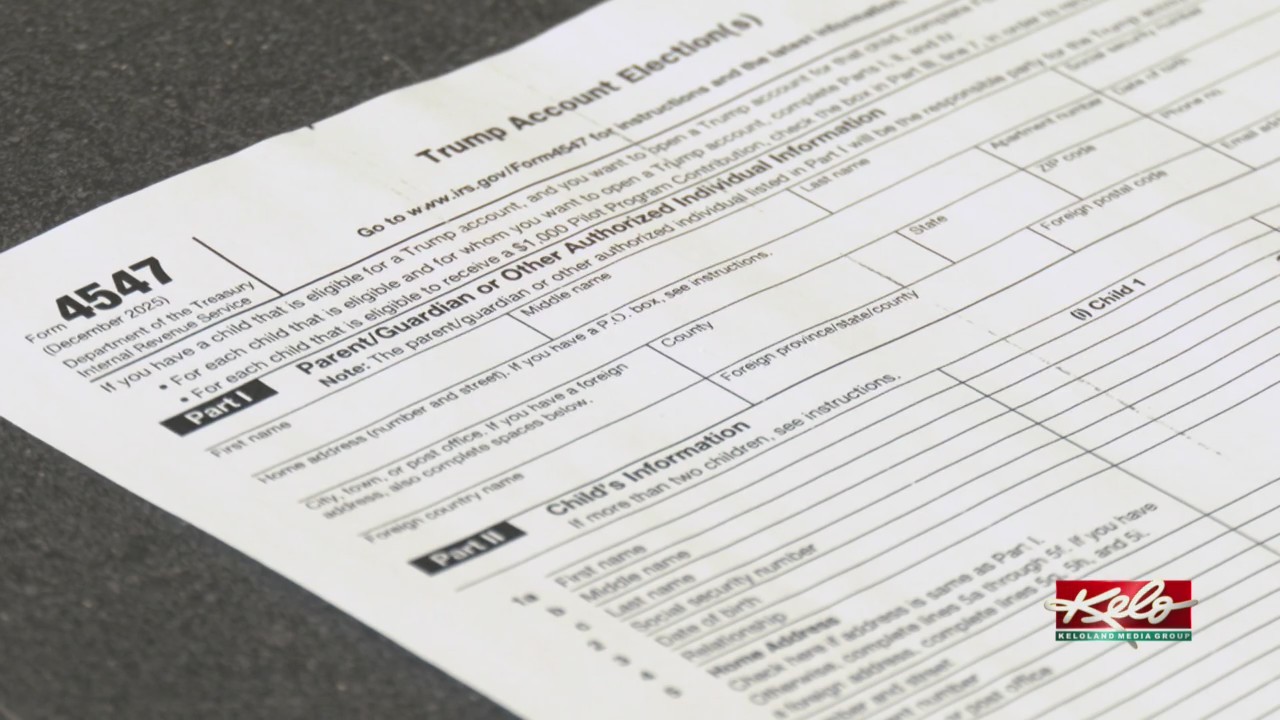 Signing up for a Trump account with your tax return<br><br>