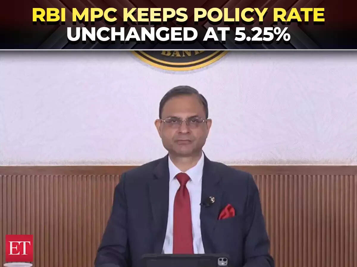 RBI monetary policy committee keeps repo rate unchanged at 5.25%