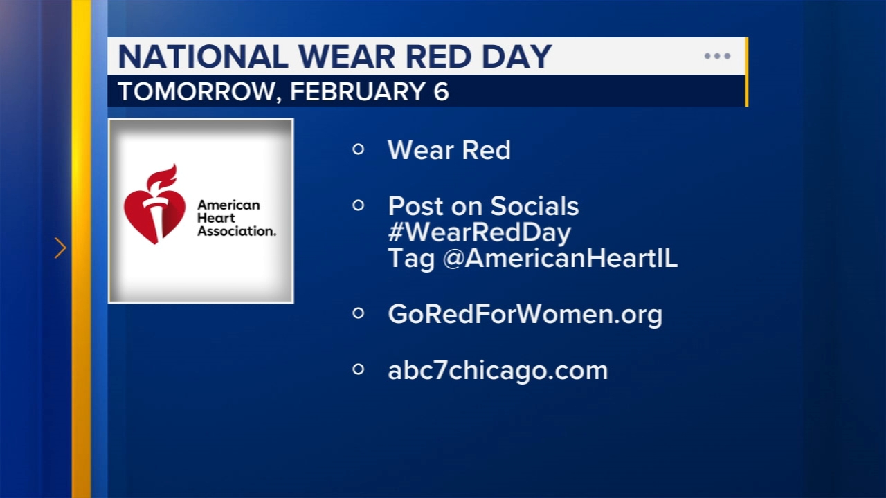 Women's heart health awareness: National Wear Red Day is Friday
