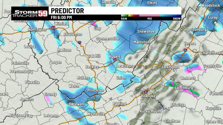 Here’s how much snow to expect with Friday’s snow in your town