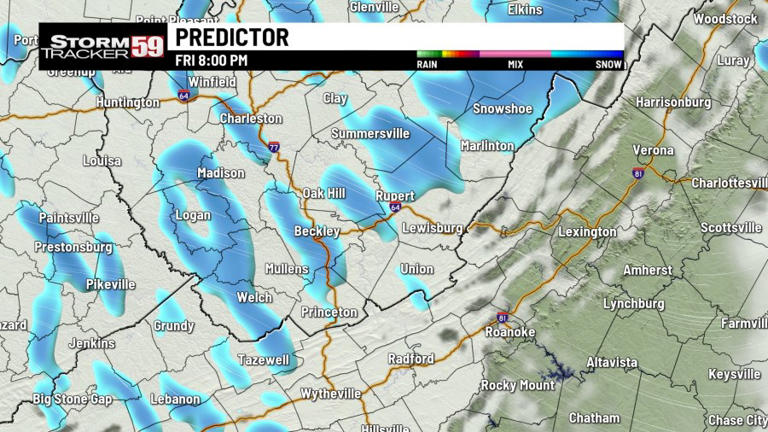 Here’s how much snow to expect with Friday’s snow in your town